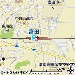 栃木県足利市周辺の地図