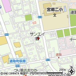 サンエイ株式会社　本社工場周辺の地図