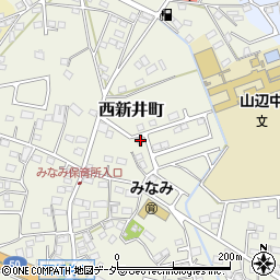 栃木県足利市西新井町3205-7周辺の地図