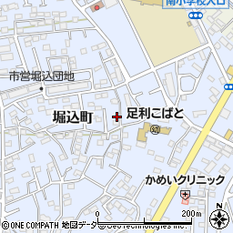 栃木県足利市堀込町2965-4周辺の地図