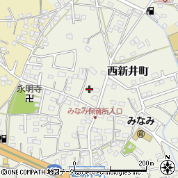 栃木県足利市西新井町3379-1周辺の地図