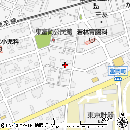 栃木県佐野市富岡町1619周辺の地図