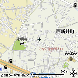 栃木県足利市西新井町3383-1周辺の地図