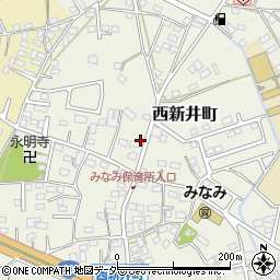 栃木県足利市西新井町3378周辺の地図