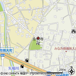 栃木県足利市西新井町3392周辺の地図