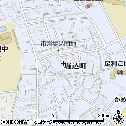 栃木県足利市堀込町2956-5周辺の地図