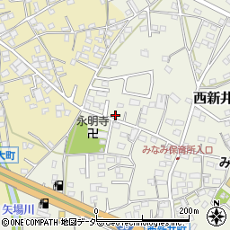 栃木県足利市西新井町3389周辺の地図