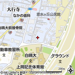 栃木県小山市大行寺1110周辺の地図