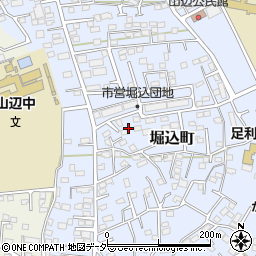 栃木県足利市堀込町2957-11周辺の地図