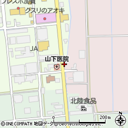 加賀市農協周辺の地図