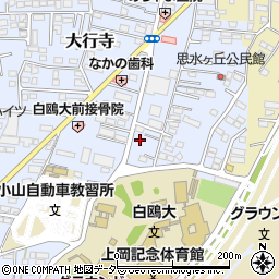 栃木県小山市大行寺1055周辺の地図