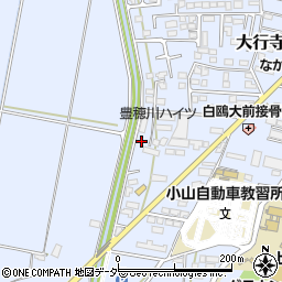 栃木県小山市大行寺938周辺の地図