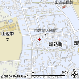栃木県足利市堀込町2957-8周辺の地図