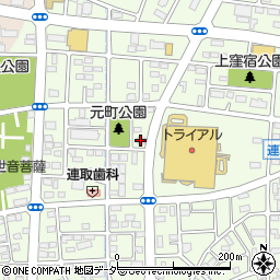 ゴリラ伊勢崎店周辺の地図