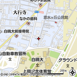栃木県小山市大行寺1059-7周辺の地図