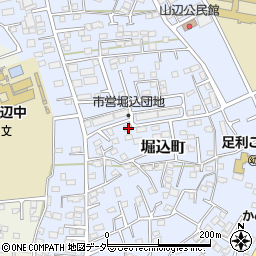 栃木県足利市堀込町2957-2周辺の地図