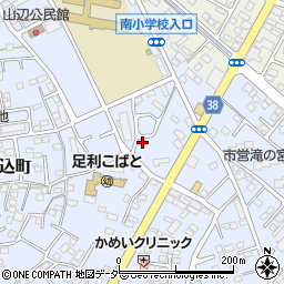 栃木県足利市堀込町2793-21周辺の地図