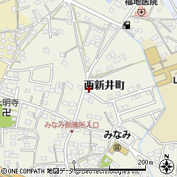 栃木県足利市西新井町3242-8周辺の地図