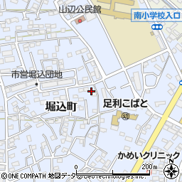 栃木県足利市堀込町2964-8周辺の地図