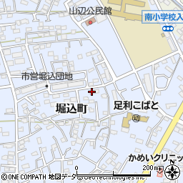 栃木県足利市堀込町2963-4周辺の地図