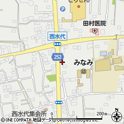 栃木県栃木市大平町西水代1753周辺の地図