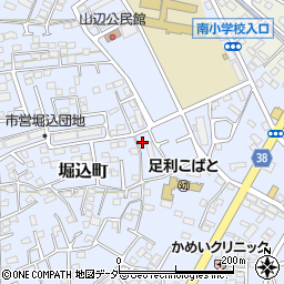 栃木県足利市堀込町2941周辺の地図