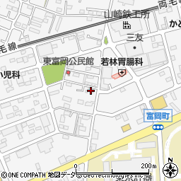 栃木県佐野市富岡町1630周辺の地図