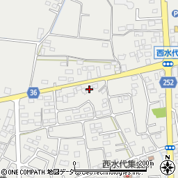 栃木県栃木市大平町西水代2457-1周辺の地図