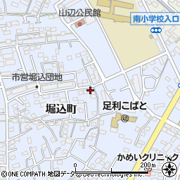 栃木県足利市堀込町2964周辺の地図
