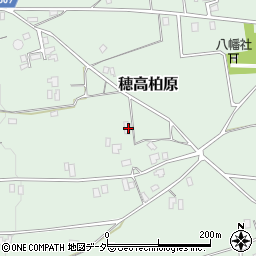長野県安曇野市穂高柏原3705-5周辺の地図