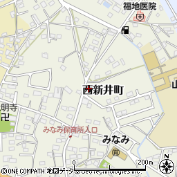 栃木県足利市西新井町3242-9周辺の地図