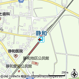 静和駅周辺の地図