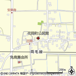 花岡町公民館周辺の地図