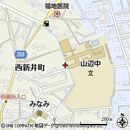 栃木県足利市西新井町3216-9周辺の地図