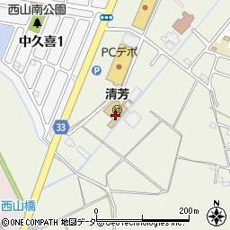 栃木県小山市中久喜1221周辺の地図