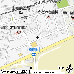 栃木県佐野市富岡町1694-3周辺の地図