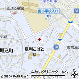 栃木県足利市堀込町2808周辺の地図