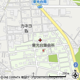 茨城県大洗町（東茨城郡）東光台周辺の地図