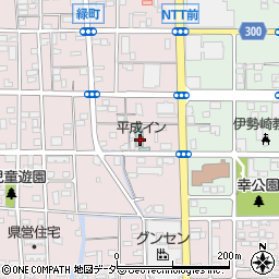 ビジネスホテル伊勢崎平成イン周辺の地図