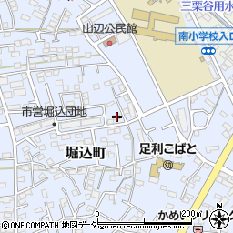 栃木県足利市堀込町2964-2周辺の地図