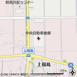 中央自動車倉庫周辺の地図
