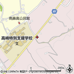 群馬県高崎市乗附町3815-13周辺の地図