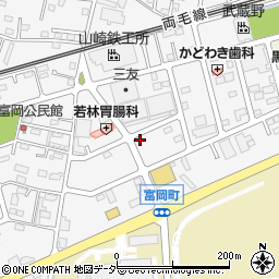 栃木県佐野市富岡町1696周辺の地図