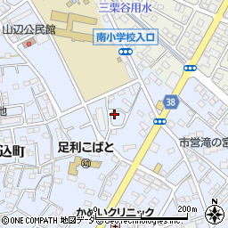 栃木県足利市堀込町2793-14周辺の地図