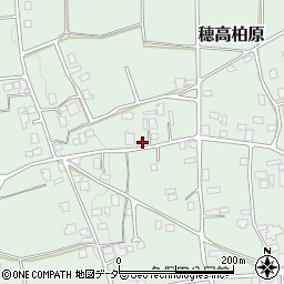 長野県安曇野市穂高柏原2995周辺の地図