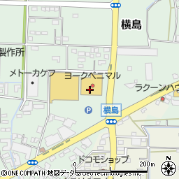 うさちゃんクリーニング　ヨークベニマル筑西横島店周辺の地図