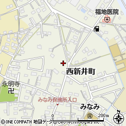 栃木県足利市西新井町3410周辺の地図