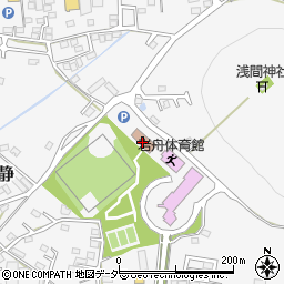 栃木市図書館　岩舟館周辺の地図
