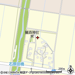 茨城県筑西市石原田周辺の地図