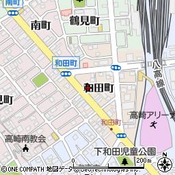 高崎南部十日会商店街振興組合周辺の地図